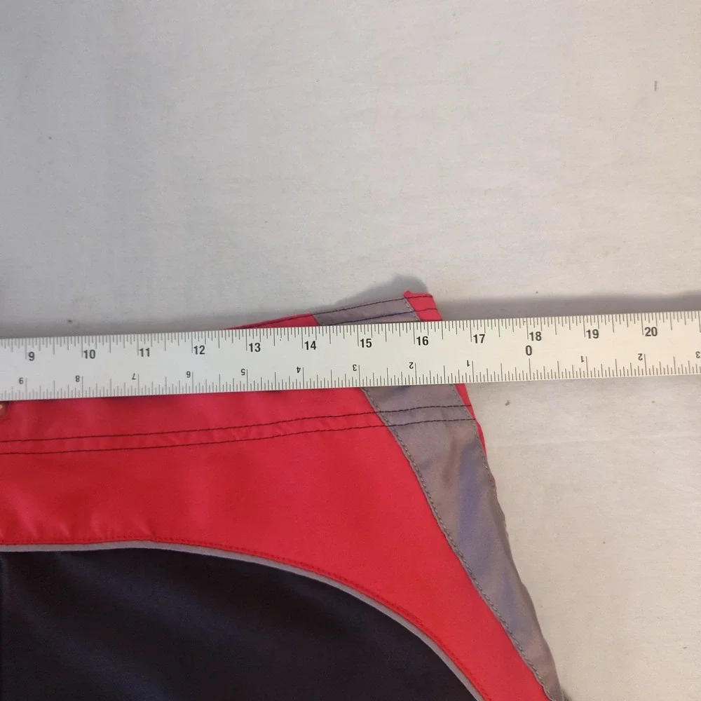 Tony Hawk Men Board Shorts Size 34 Black Red Grey Colorblock Swim Trunks RN73277